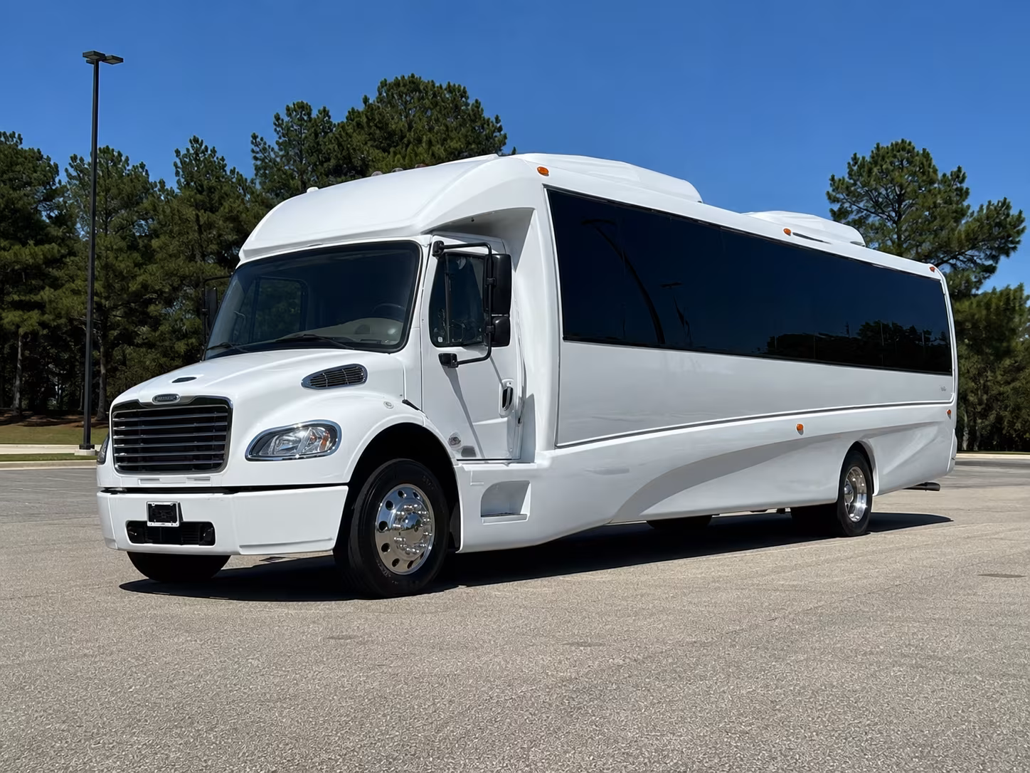 San Antonio Birthday, Sweet 16, & Quinceañera Transportation party bus exterior