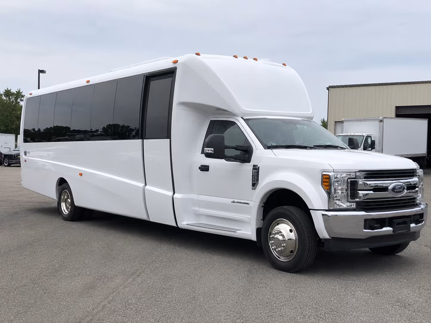 San Antonio School Event Transportation party bus exterior