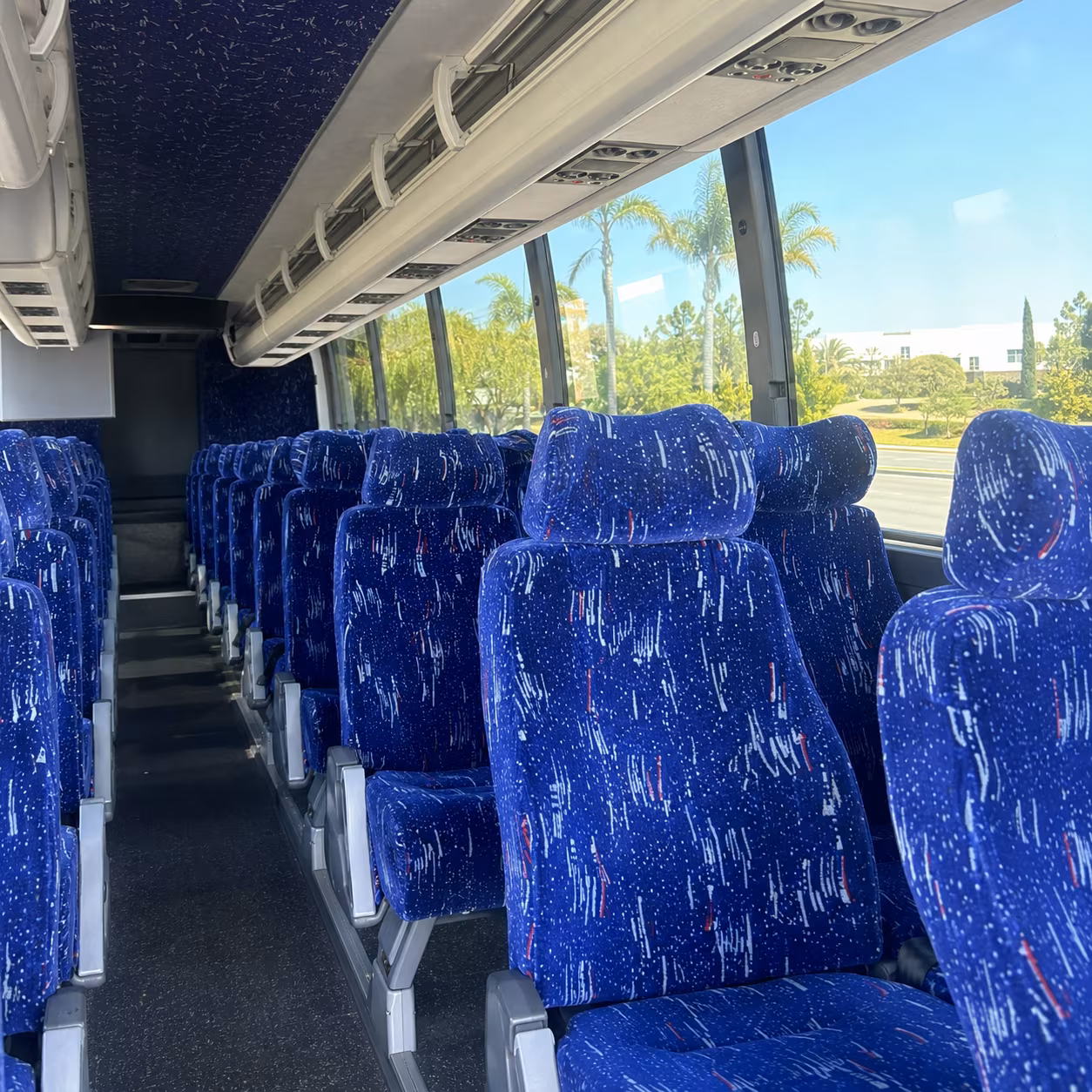 San Antonio School Event Transportation party bus exterior