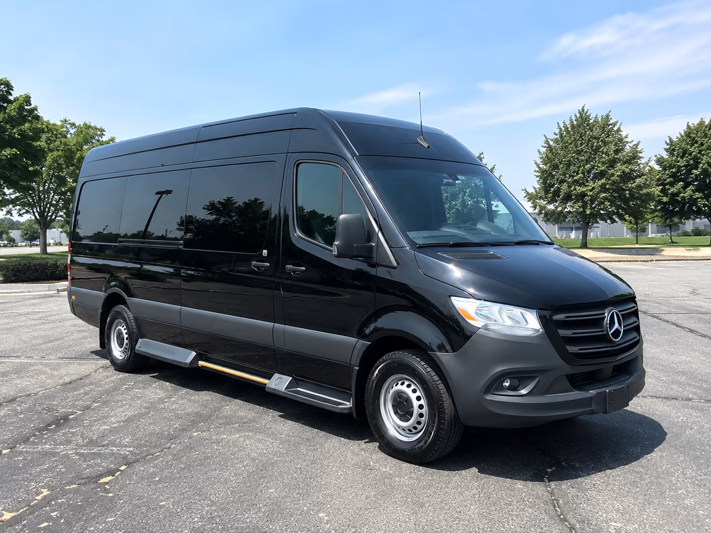 San Antonio School Event Transportation party bus exterior