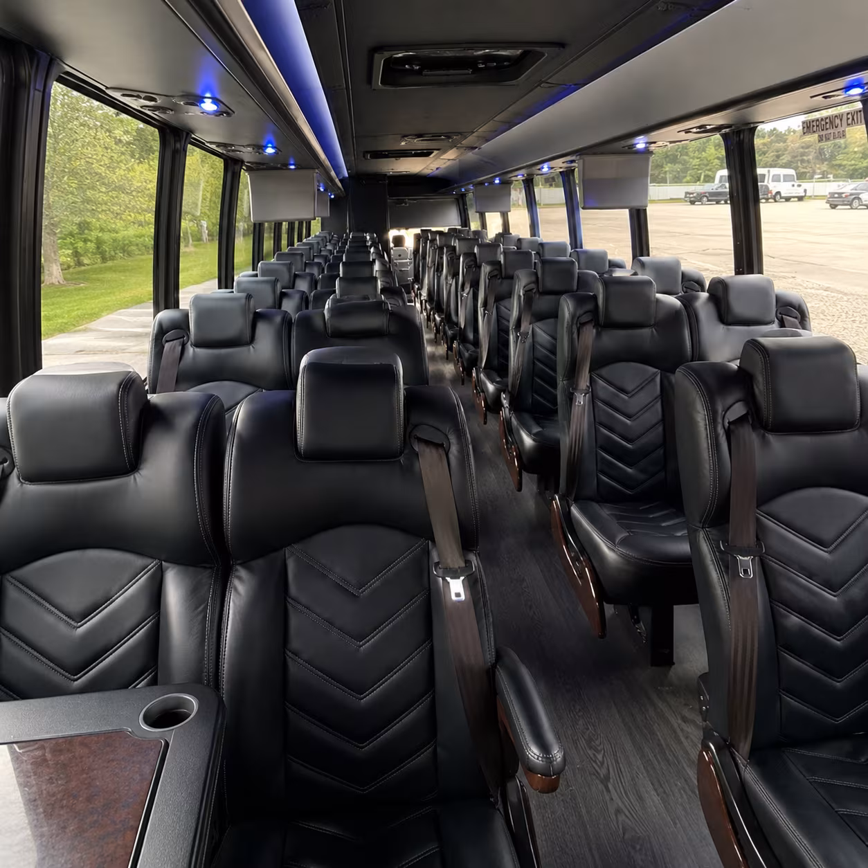 San Antonio School Event Transportation onboard seating