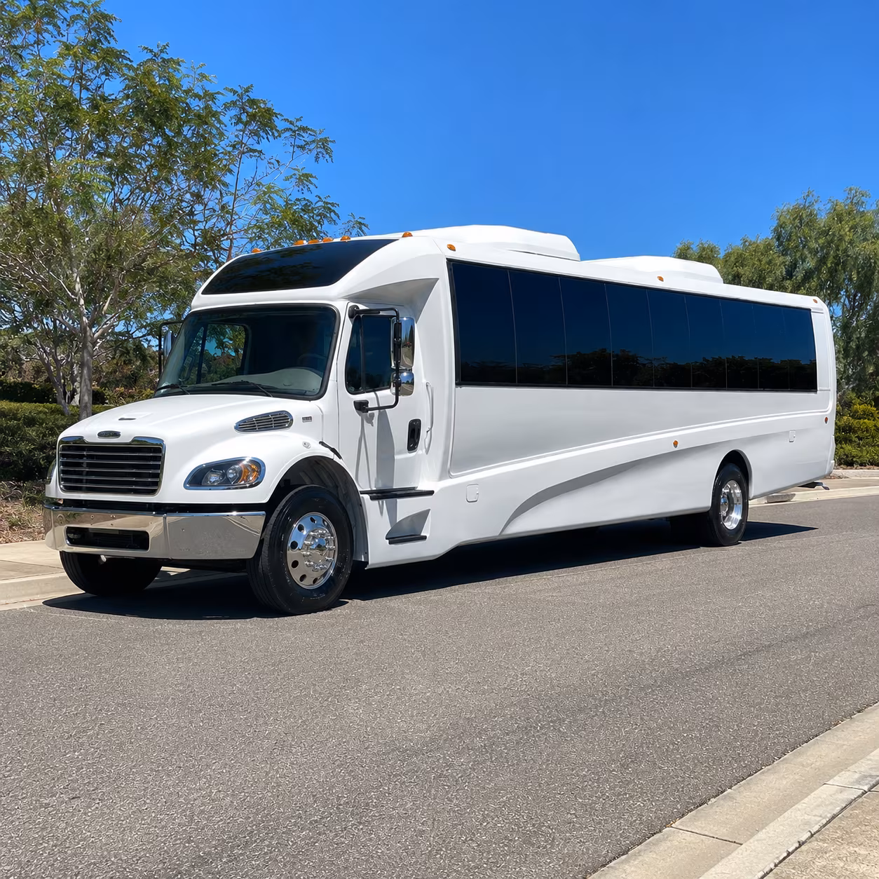 San Antonio School Event Transportation party bus interior
