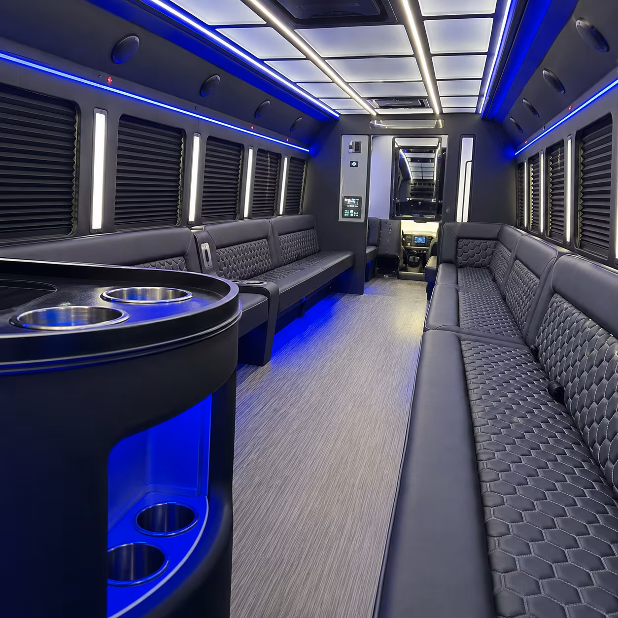 San Antonio Winery Tour & Pub Crawl Transportation party bus exterior